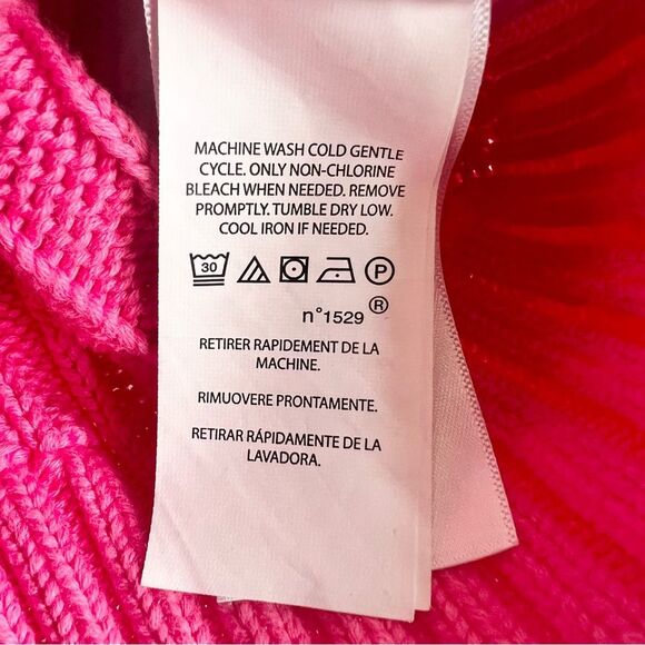 Polo Ralph Lauren Pink Cable Knit Sweater Women's Size Medium - Picture 3 of 4